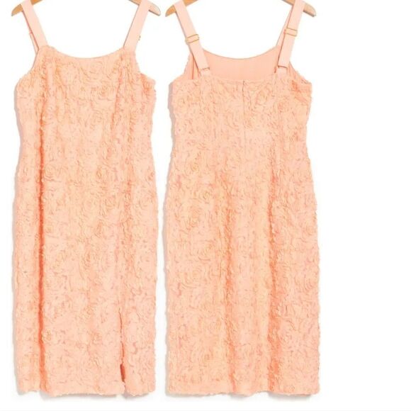 NWT Rachel Roy Textured flourette mesh Tank dress - Picture 4 of 7